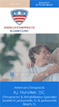 Mobile Screenshot of american-chiropractic.net